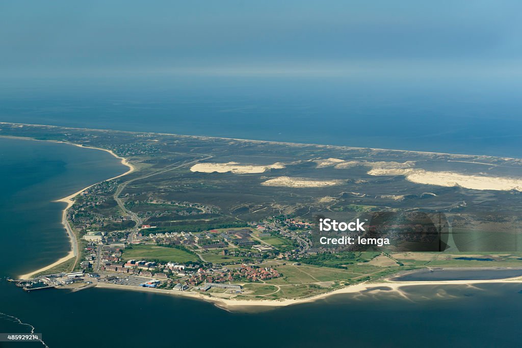 Deutsche Küstenregion Luftaufnahme